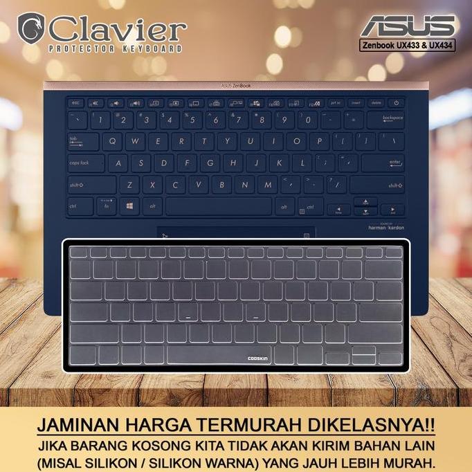 Keyboard Protector Cover Asus UX434 UX434F UX434FL UX434FLC Cooskin Si