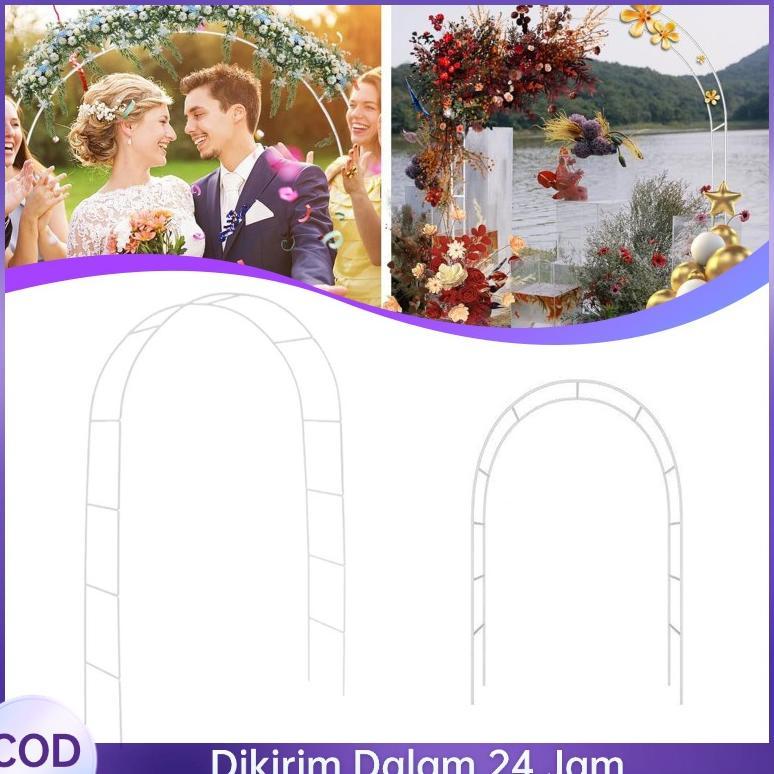 GARANSI 1SET BESI DEKORASI BACKDROP BESI UNTUK DEKORASI BESI DEKORASI LENGKUNGAN BESI DEKORASI BESI 