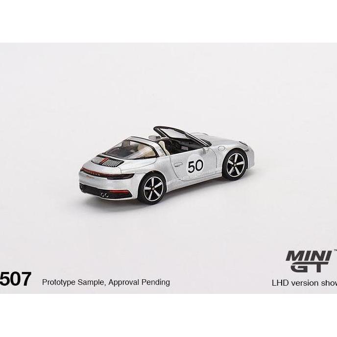 MINIGT 507 PORSCHE 911 TARGA 4S HERITAGE DESIGN EDITION GT SILVER MGT (TERBAIK) (TERBARU) (TERMURAH)