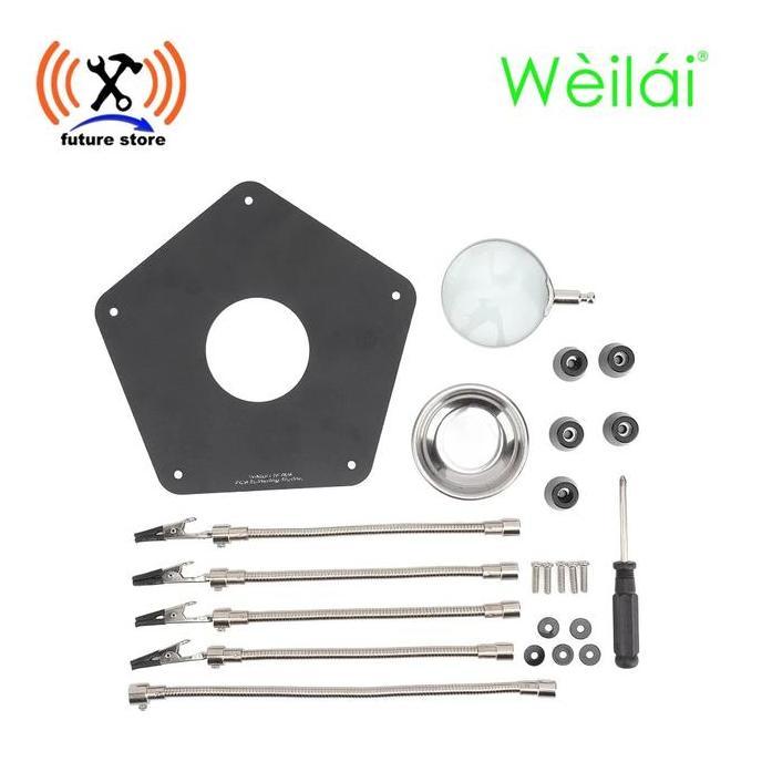 Sale Weilai Penjepit Pcb & Kaca Pembesar Te-806 Original - Pcb Holder Multifungsi - Ragum Jepit Pcb 