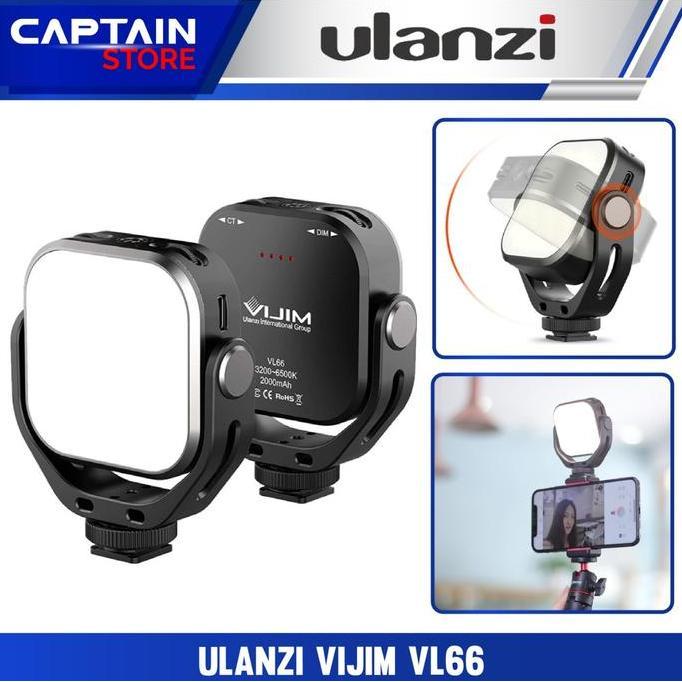 ULANZI VIJIM VL66 LED Lampu Foto dengan 66 LED - Ulanzi VIJIM VL66