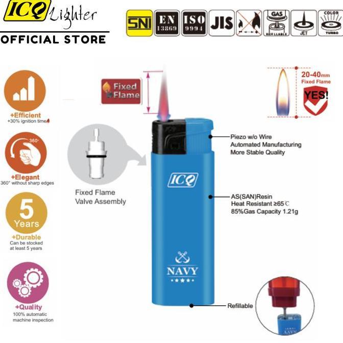 Korek Api ICQ Bara Turbo 5Pcs Gratis Gas Butane 1Pcs (TERBAIK) (TERBARU) (TERMURAH)