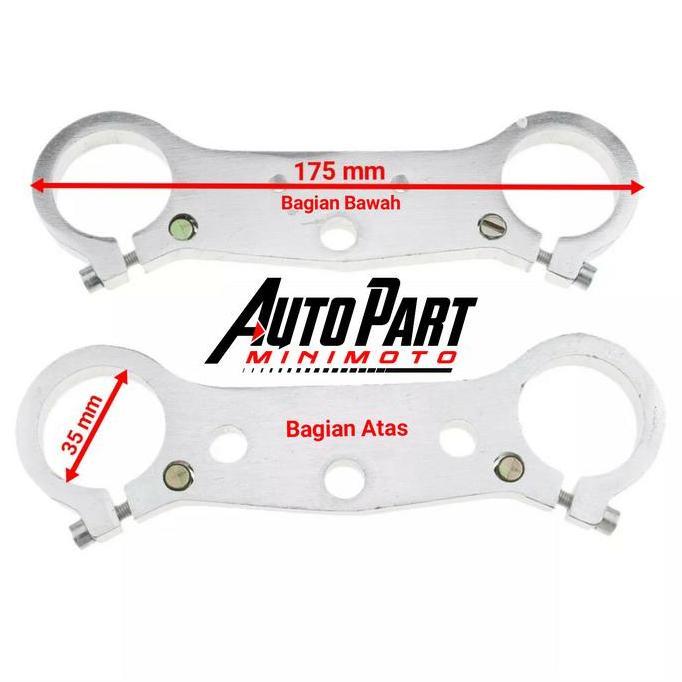 Segitiga Mini Trail USD T-Shock Depan Mini Trail UpSide Down 50cc