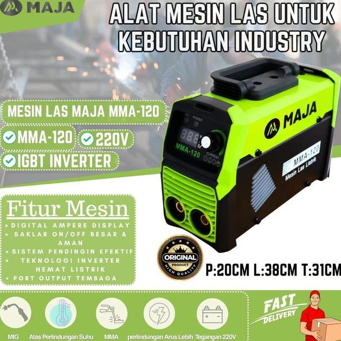 Grosir Maja Mesin Las Mma 120 Inverter Mesin Las Mesin Trafo Las Mesin Las Mesin Trafo Las Welding M