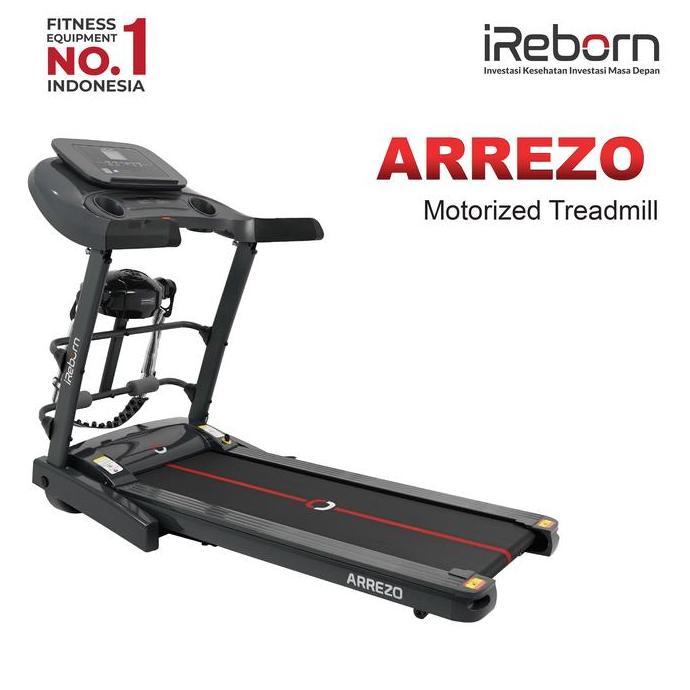 NEW TREADMILL ELEKTRIK IREBORN ARREZO - ALAT FITNESS GYM OLAHRAGA RUMAHAN ORI