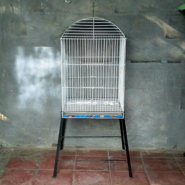 NEW KANDANG BURUNG KOTAK PAKE KAKI BUAT BURUNG BEO JALAK BALI NURI DLL ORI