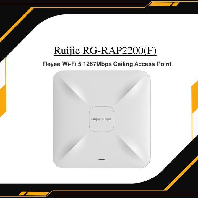Ruijie RG-RAP2200(F) AC1300 DualBand Ceiling Access Point / RAP-2200F