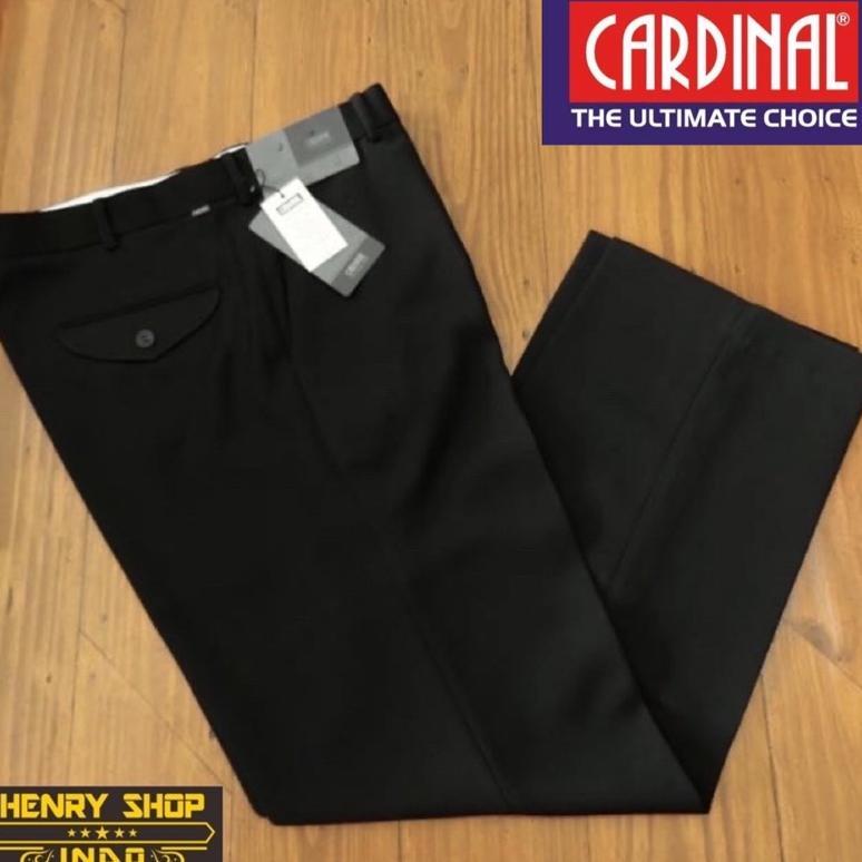 Celana Cardinal Formal Hitam Original / Celana Panjang Bahan Kerja Formal Cardinal