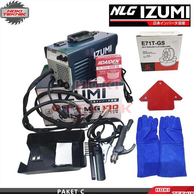 Promo Mesin Las Co2 Tanpa Gas Izumi Mig 130 Trafo Las Gasless
