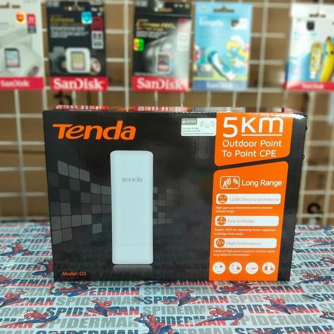 TENDA O3 5km Outdoor Point To Point CPE - TENDA 03 Wireless Router
