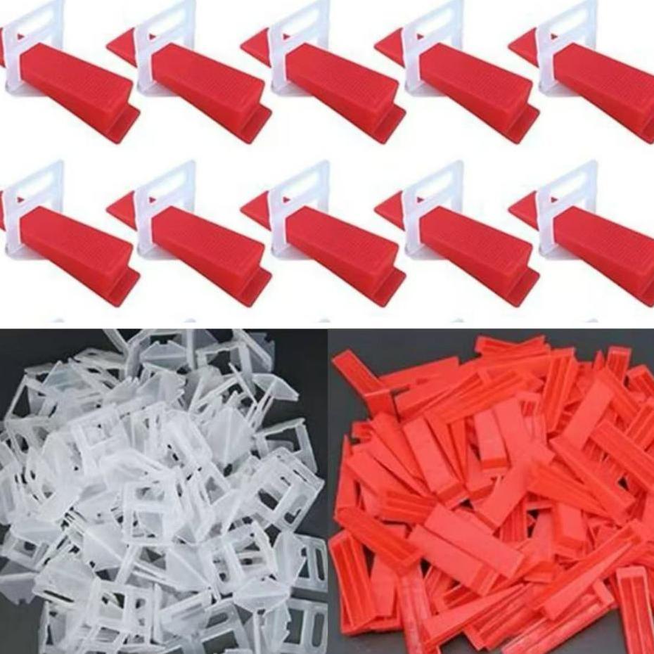 100Pcs Tile Spacer Pin Tile Leveling Tile Leveling Keramik Perata Keramik Reusable Alat Perata Nat K