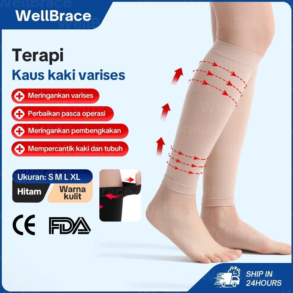 Kaos Kaki Kompresi Untuk Kaki Bengkak Diabetes Stoking Varises Ccl 2 Medis Original Stoking Varices