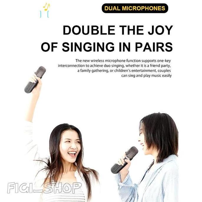 Sale Speaker Bluetooth Portable Karaoke With Wireless Microphone - Ys203