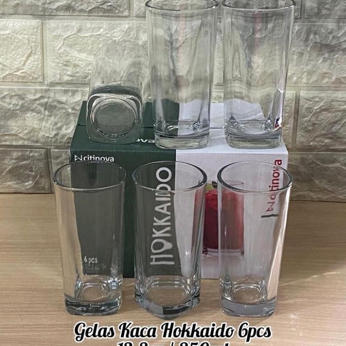 Citinova - Gelas Kaca Hokkaido 1Pak (6Pcs)