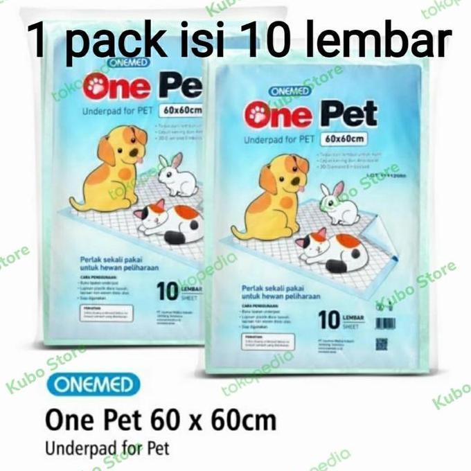 Underpad Onepet 60x60 Onemed Alas Pipis