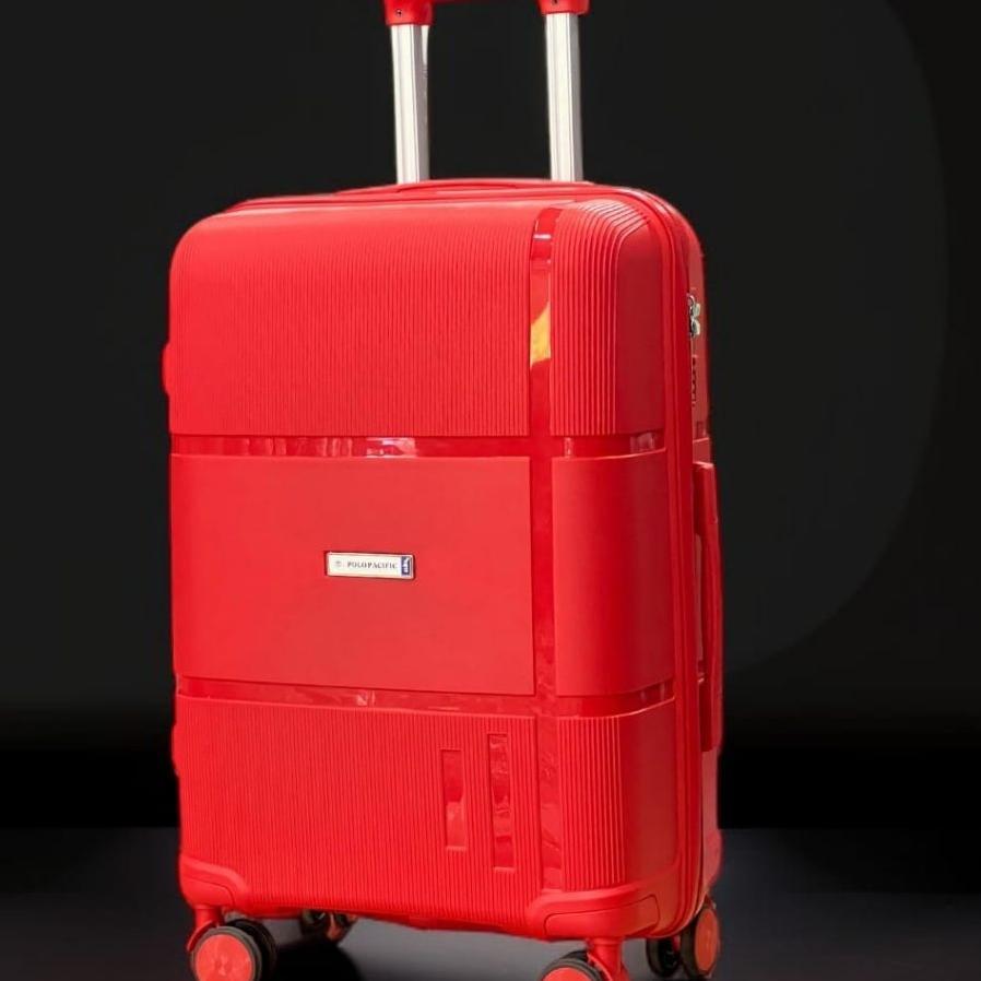 Koper Polo Pacific 18 Inch Dan 22 Inch Anti Pecah, Koper Bahan Polypropylene, Koper Anti Pecah, Kope
