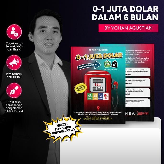 Termurah [Buku + Rekaman Modul Edukasi Tiktok Shop]  0-1 Juta Dollar Di Tiktok Shop Dan Buku Sakti S