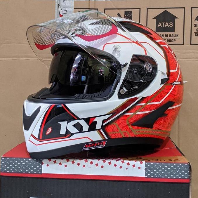 '' HELM FULL FACE KYT FALCON MOTIF //