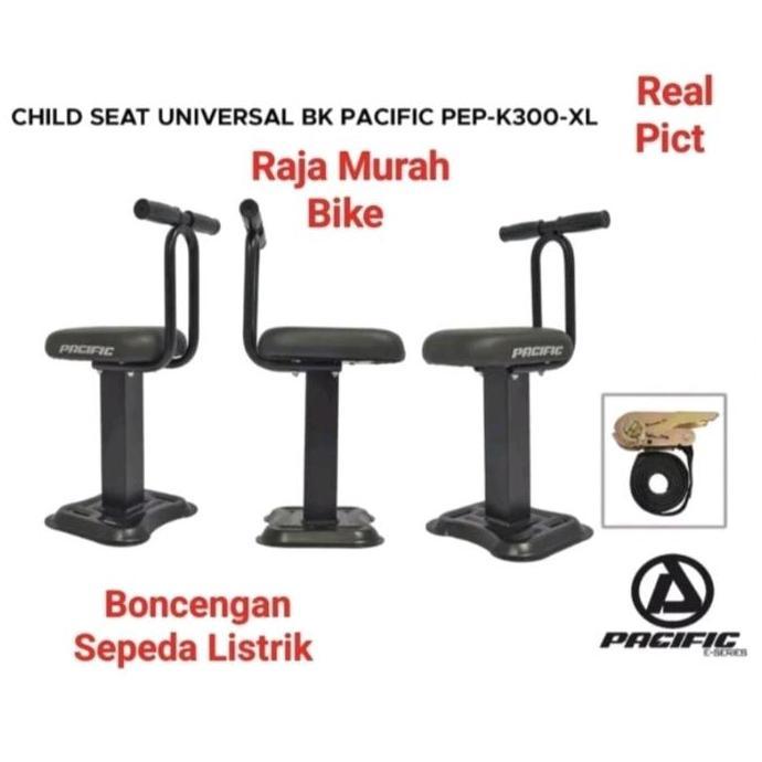 TERLARIS!! BONCENGAN SEPEDA LISTRIK PACIFIC BONCENGAN ANAK DEPAN SEPEDA LISTRIK BAGASI DEPAN SELIS
