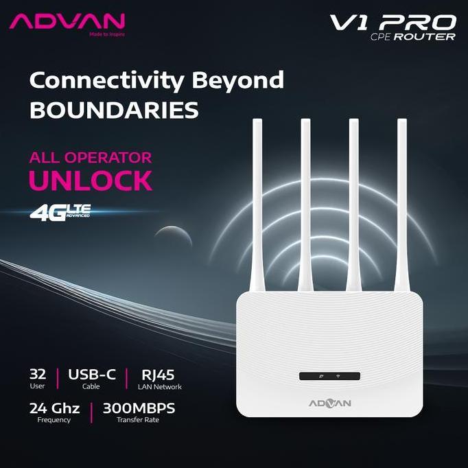 Advan CPE Router Start Garansi Resmi Adaptor Modem