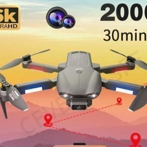 tekomania81 - wise 4drc f9 gps drone 5g 6k dual hd camera brushless quadcopter