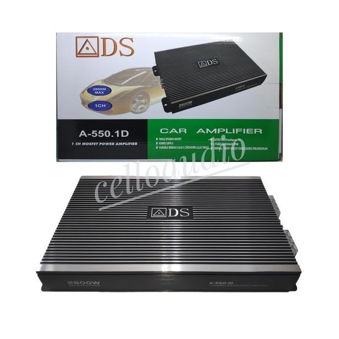 Promo Power Monoblock Amplifier Ads A-550.1D 2800 Watt Audio Mobil Car Cod