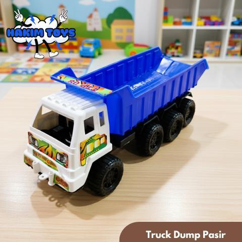 100% AMAN Truk Mainan Dump Pasir Plastik Keren Lucu | TTP08