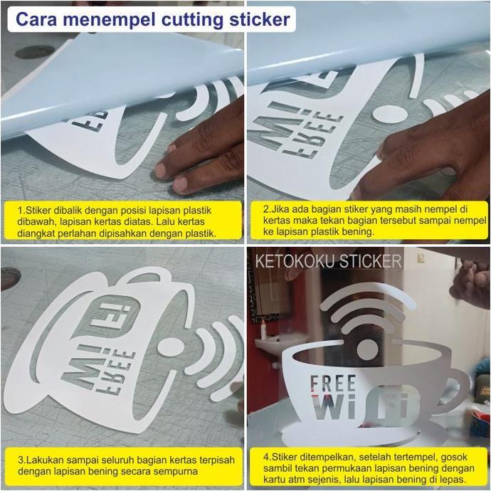 Cutting Stiker Dinding Kaca Quotes Tea Sticker Kamar Kafe Kata Bijak