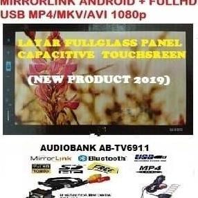 Promo Head Unit Tvmobil Double Din Audiobank Mirrorlink&Full Hd+Kamera Cod