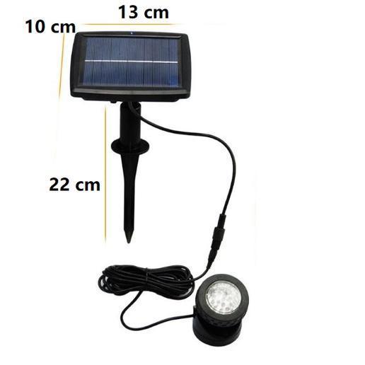 LAMPU SOROT CELUP RENDAM AIR ADA PILIHAN 6 12 18 LED SOLAR CELL POWERED POWER TENAGA SURYA MATAHARI 