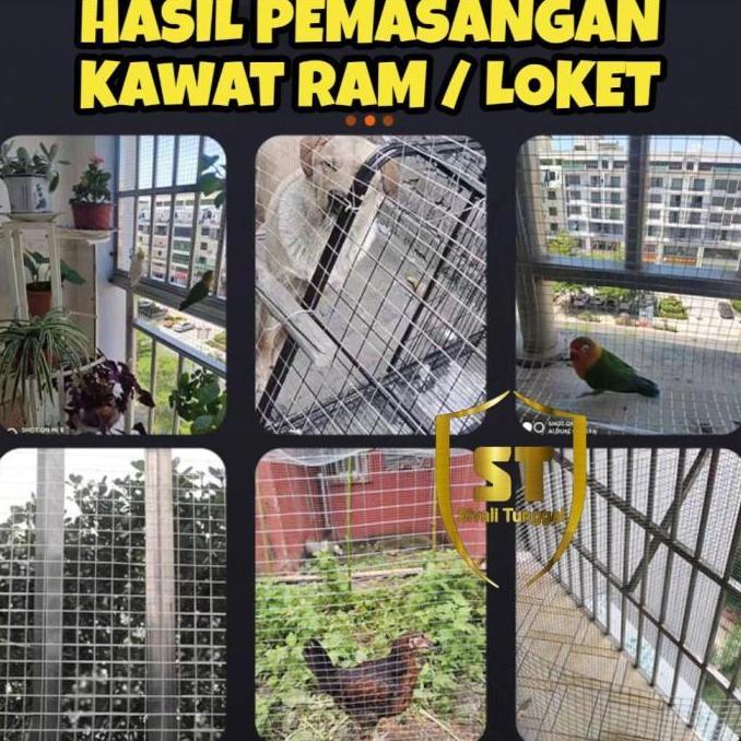 KAWAT RAM STAINLESS 304 TEBAL 0,7MM/1MM/1,2MM/1,5MM/2MM 1 METER KAWAT LOKET MESH STAINLESS 304
