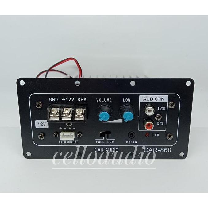 Promo Mesin Basstube Aktif Car-860 Power Kit Aktif 12 Volt Cod