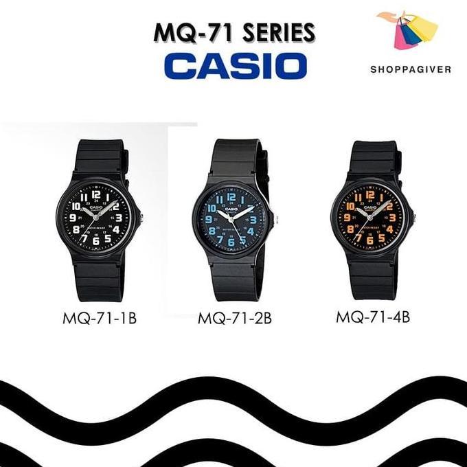 JAM TANGAN PRIA CASIO ORIGINAL MQ-71 SERIES 1B/2B/4B BERGARANSI