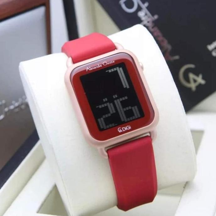 ALEXANDRE CHRISTIE AC9332 AC 9332 AC9366 AC 9366 DIGITAL JAM WANITA  RUBBER