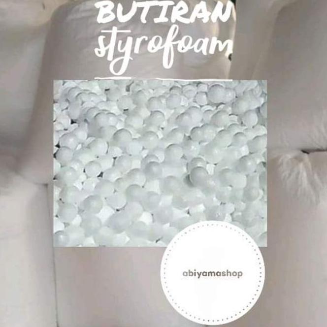 (Ready~Medan) 1 Kg Butiran Styrofoam | Gabus | Eps Warna Putih