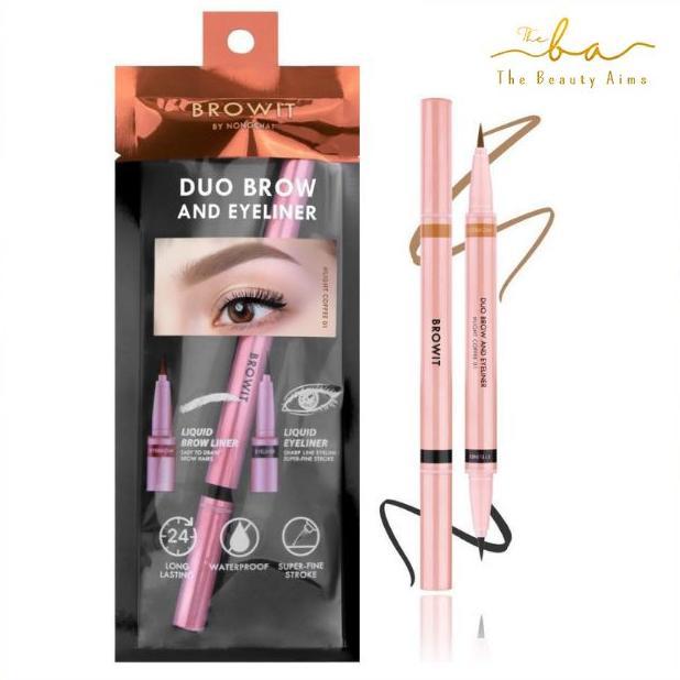 Browit Duo Brow And Eyeliner /Browit Spidol Alis Dan Eyeliner