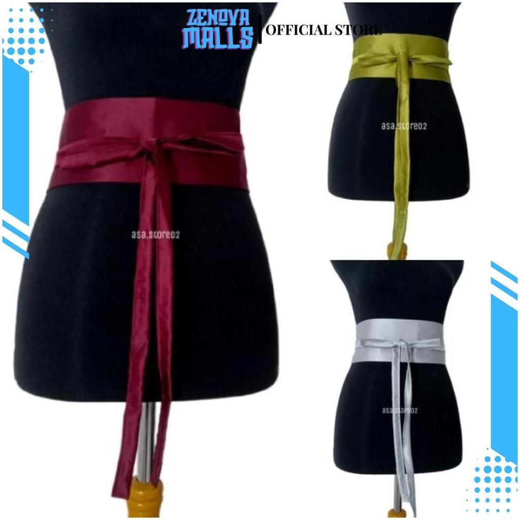 Obi Belt Polos Satin/Obi Kebaya/Obi Tokyo/Obi Kyoto ASA Gratis Ongkir