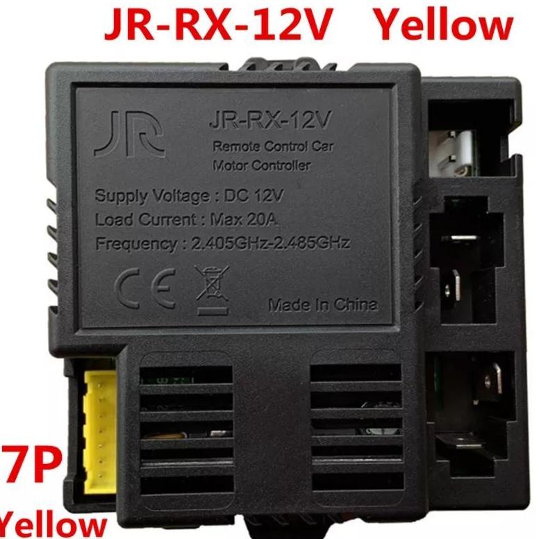 RECEIVER JR-RX-12V 7PIN 20A SOCKET B KUNING MOBILAN AKI JR RX 12V 7 PIN SOKET KUNING B JRRX12V RECIV