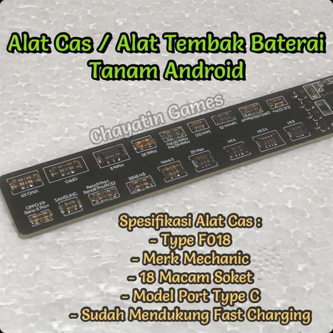 Promo Alat Cas / Alat Tembak Baterai Tanam Hp Merk Original Mechanic Khusus Untuk Hp Android 18 In 1