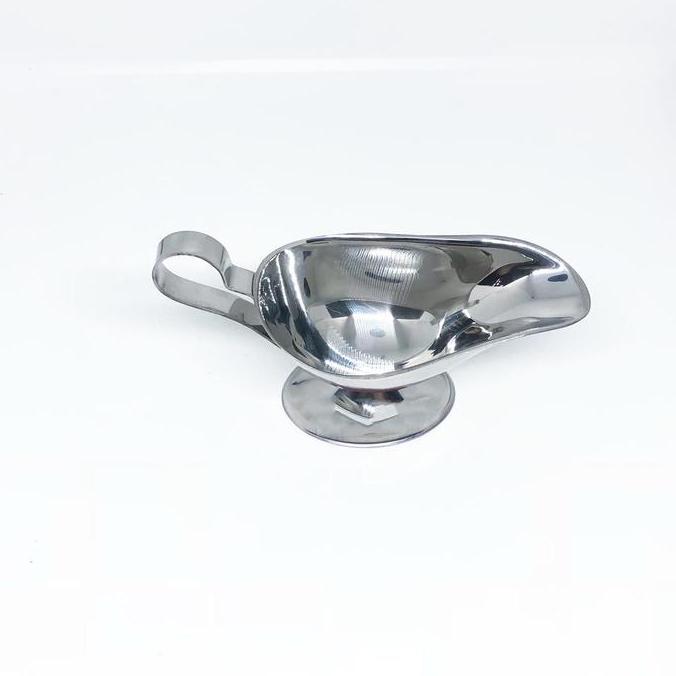 Youandme- Sauce Boat 3Oz Tempat Saos Kecap Sauce Dish Stainless Steel