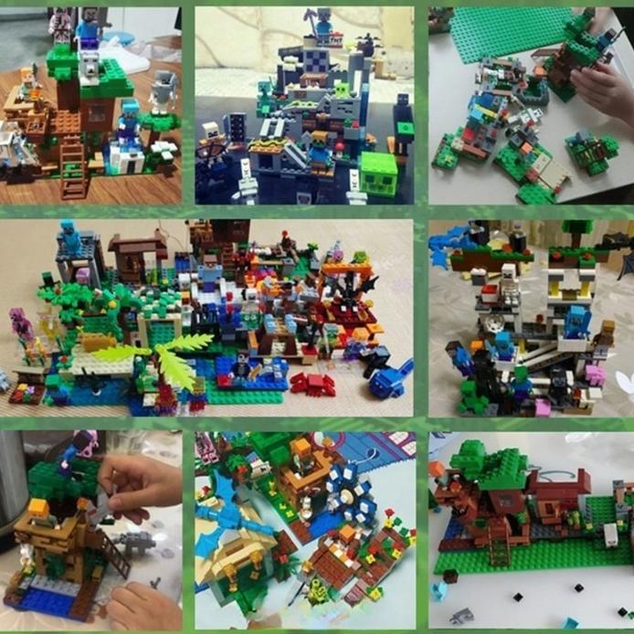 Stokready Ready Edukasi Mainan Block/My World / Block Mainan Anak Laki Laki/My World Anak Laki Laki 