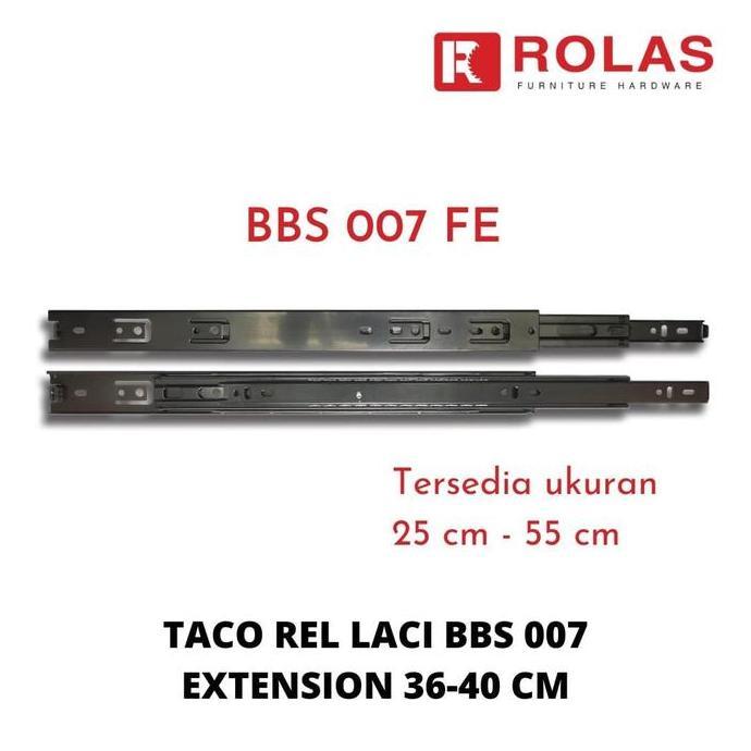 Lansungkirim- Rel Laci 40 Cm Taco / Taco Rel Laci Bbs 007 Extension 36-40