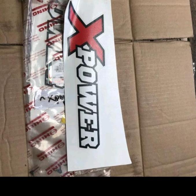 Stiker X Power Hino Dutro Ready