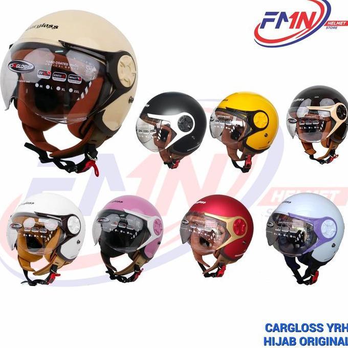 Promo Helm Cargloss Yrh Hijab Original Halfface Sni
