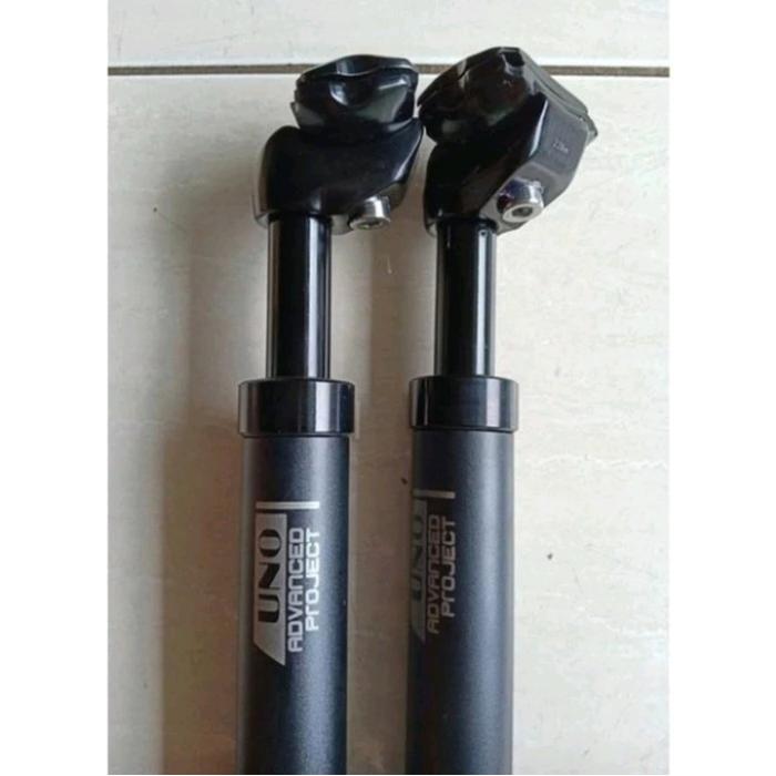 Seatpost Suspension Sepeda Uno Diameter 30.9 Mm Tiang Sadel Shock Original Dan Terpercaya