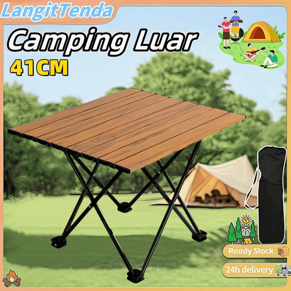 Kursi Lipat Outdoor/Meja Kursi Lipat Outdoor 1 Set Meja Lipat Outdoor Dan Kursi Lipat Portable