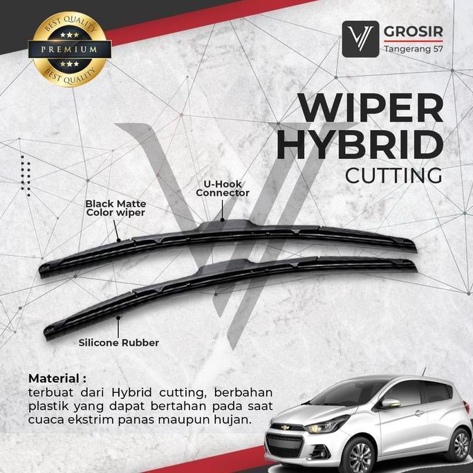 WIPER SPARK HYBRID WIPER CHEVROLET SPARK BLADE 2 PCS ASLI
