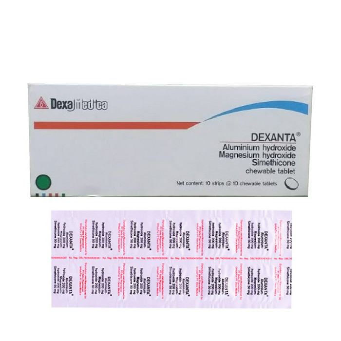 DEXANTA 1 STRIP @ 10 TABLET KUNYAH