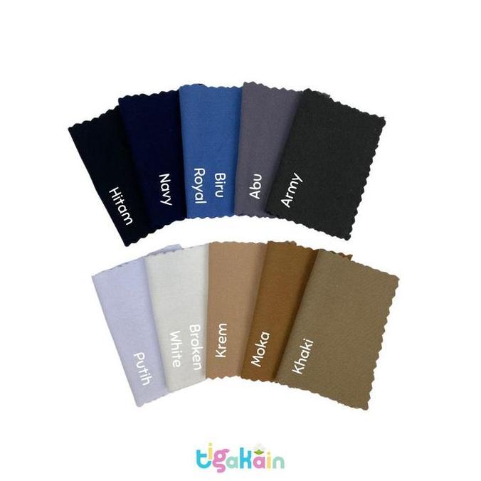 Nahen- 0.5 Meter Kain Canvas Twill Bahan Kanvas Twill/ Cotton Twill