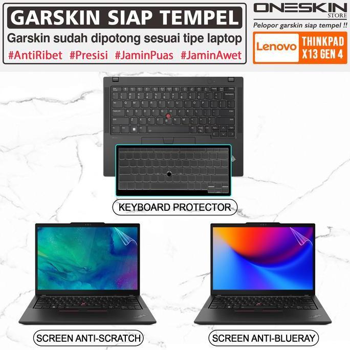 HARGA DISC - Garskin Laptop Keyboard Screen Protector Lenovo Thinkpad X13 Gen 4 Tpu